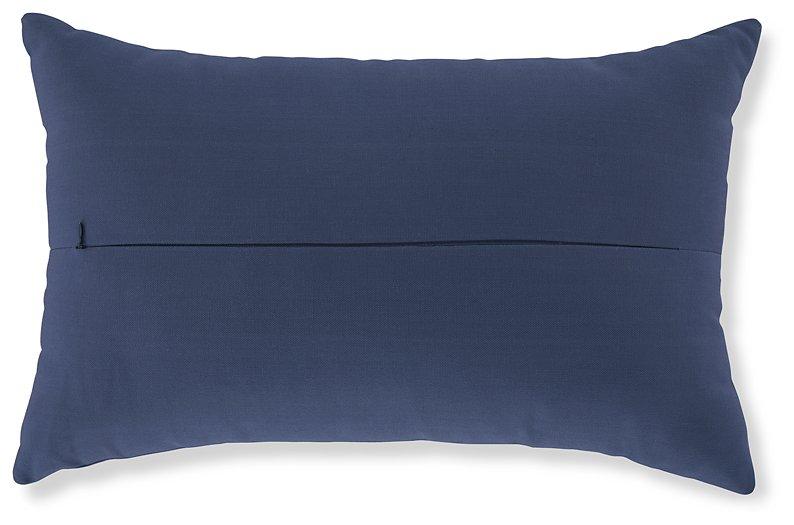 Velvetley Navy/White Pillow