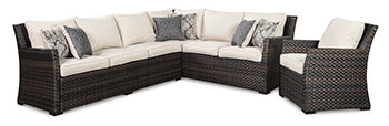 Easy Isle Easy Isle Nuvella 3 Piece Sectional and Lounge Chair