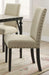 Acme Furniture Hadas Upholstered Side Chair in Beige (Set of 2) 72052 image