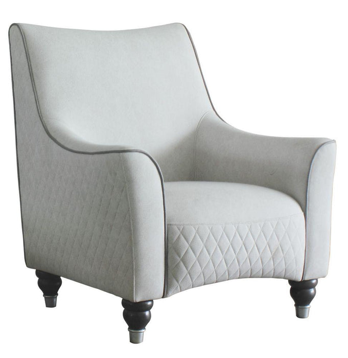 Acme Furniture House Delphine Accent Chair in Ivory 58833 image