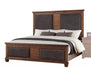Acme Furniture Vibia Queen Panel Bed in Cherry Oak 27160Q image