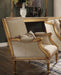 Acme Furniture Daesha Accent Chair in Tan Flannel & Antique Gold 50838 image