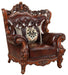Acme Furniture Eustoma Chair in Cherry and Walnut 53067 image