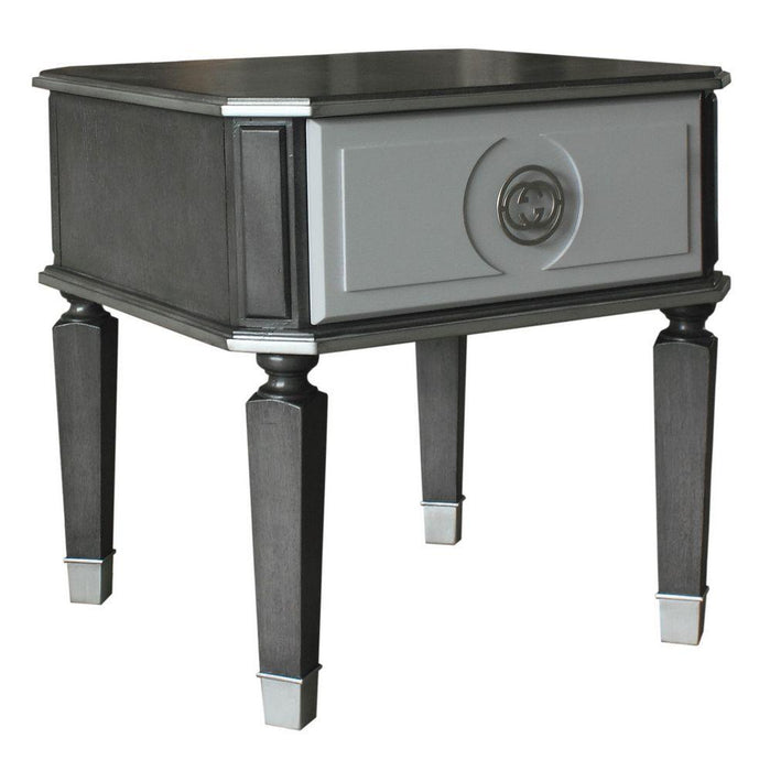Acme Furniture House Beatrice End Table in Charcoal 88817 image