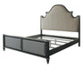 Acme Furniture House Beatrice King Upholstered Panel Bed in Light Gray 28807EK image