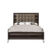 Acme Furniture Tablita Upholstered Queen Bed in Dark Merlot 27460Q image