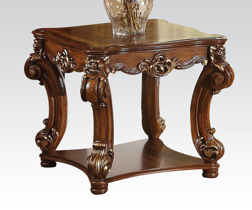 Acme Vendome Square End Table in Cherry 82001 image