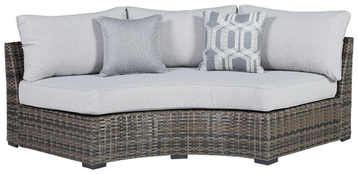 Harbor Court - Curved Loveseat With Cushion image