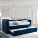 Susanna Navy Daybed w/ Trundle, Navy image
