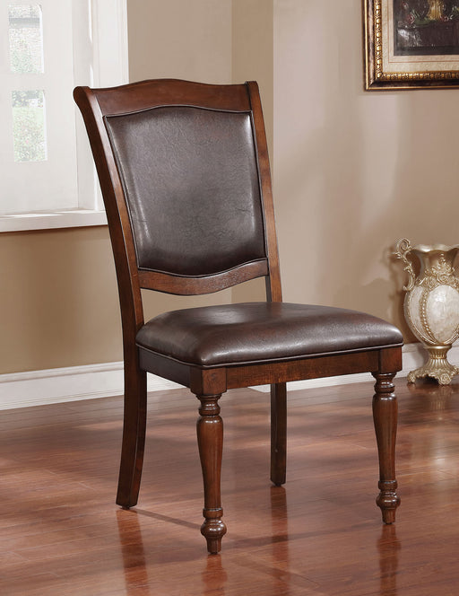 Sylvana Brown Cherry/Espresso Side Chair (2/CTN) image