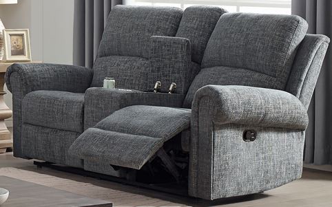 LOVESEAT CONNOR WITH DUAL RECLINERS & CENTER STORAGE