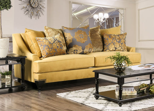 Viscontti Gold/Gray Sofa, Gold image
