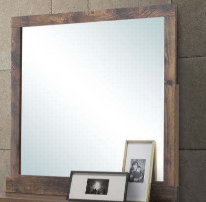 Mirror for Campbell Dresser  Rustic Brown