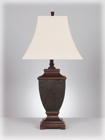 Tbl Lamp Faux Leather Square