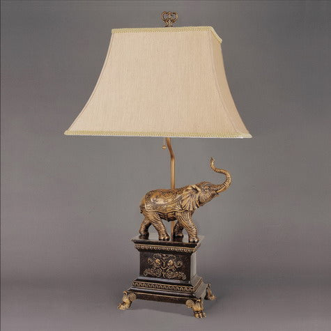 Table Lamp Elephant on Pedestal