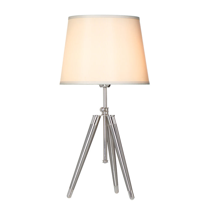 Table Lamp 31" Metal Satin Nickel