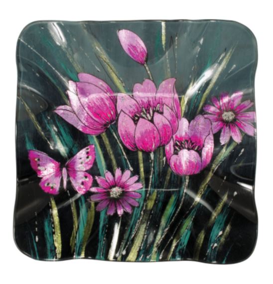 Decorator Plate Enchanting Tulip 14"
