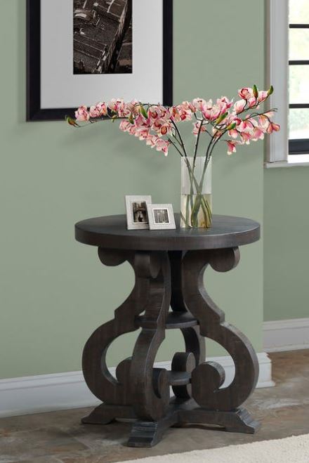 End Table Stone Round