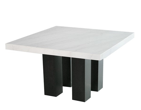 Pub Square Table Top White Marble