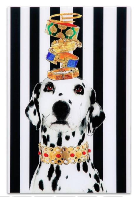 Picture Glass Lovely Jewels 2 Dalmation