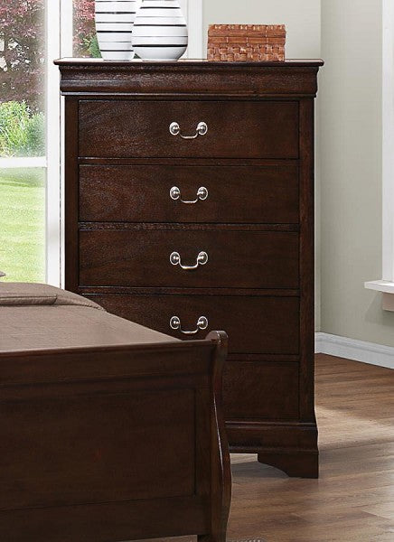 Chest 5-Drawer Cappuccino Louie