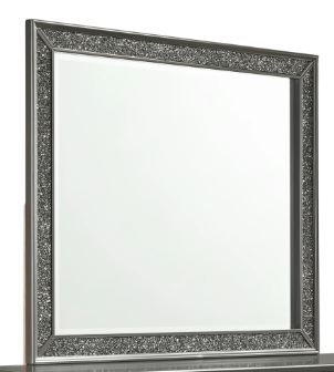 Mirror for Park Imperial Dresser Pewter w Intricate Trim