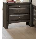 Night Stand Emily in Grey 3- Drawer