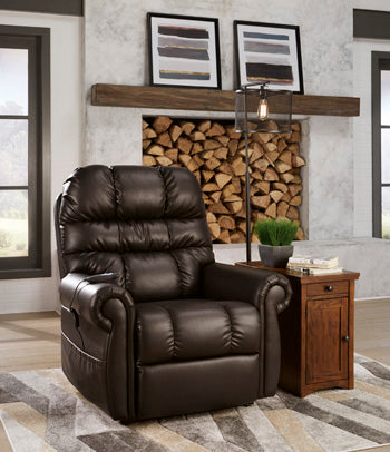 Power Lift Recliner by Ashley w One-Touch Faux Leather